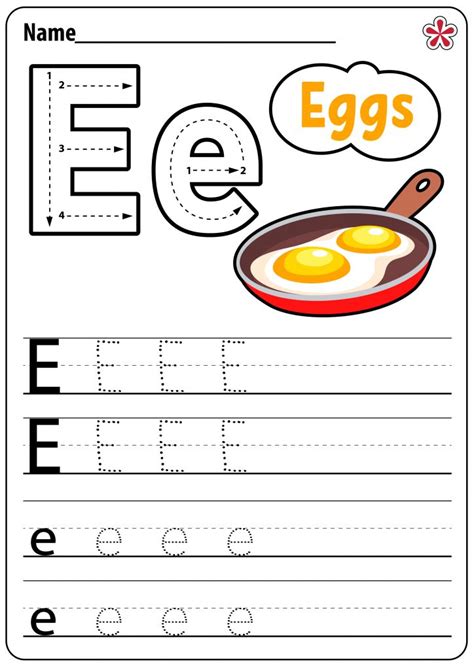 Letter E Tracing Worksheets Free Nature Inspired Learning Letter E Tracing Worksheet - Letter E Tracing Worksheet
