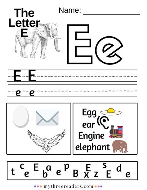 Letter E Worksheets Abcmouse Letter E Preschool Worksheets - Letter E Preschool Worksheets