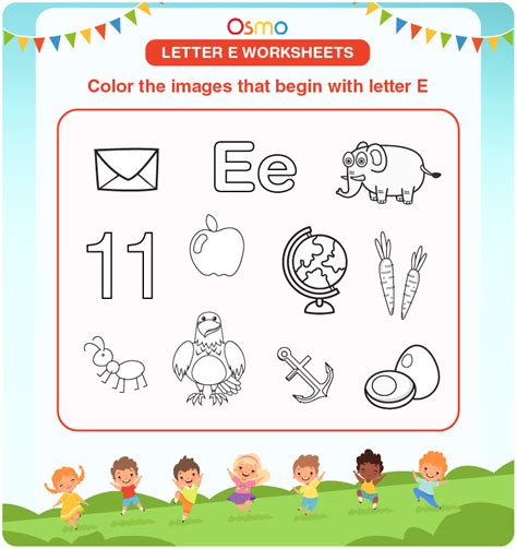 Letter E Worksheets Alphabet Series Easy Peasy Learners The Letter E Worksheet - The Letter E Worksheet