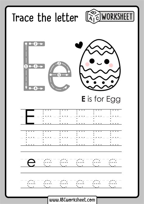 Letter E Worksheets Recognize Trace Amp Print Letter E Preschool Worksheets - Letter E Preschool Worksheets