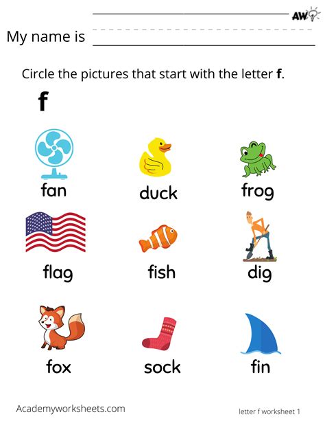 Letter F Kindergarten Worksheets And Games Letter F Worksheets For Kindergarten - Letter F Worksheets For Kindergarten