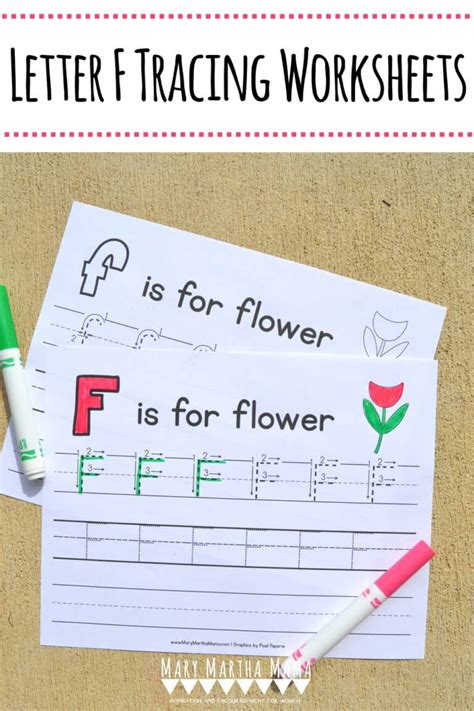 Letter F Tracing Worksheets Mary Martha Mama Letter F Tracing Page - Letter F Tracing Page
