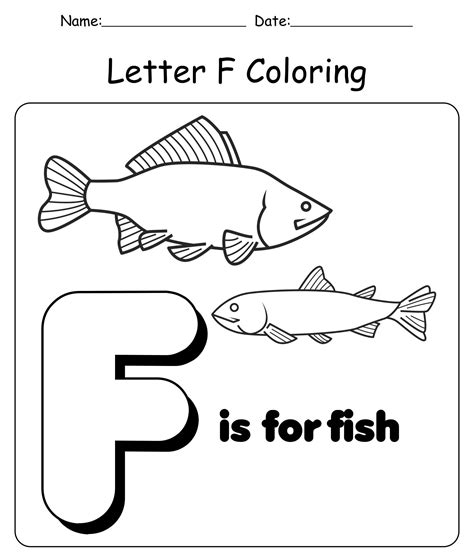 Letter F Worksheet   Letter F Worksheets Free Alphabet Series - Letter F Worksheet