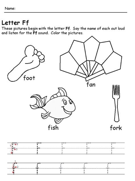 Letter F Worksheets Twinkl Usa Resources Teacher Made Letter F Worksheet - Letter F Worksheet