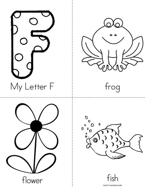 Letter F Worksheets Twisty Noodle Preschool Letter F Worksheets - Preschool Letter F Worksheets