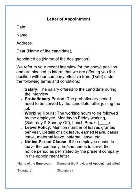 letter for seeking appointment for meeting