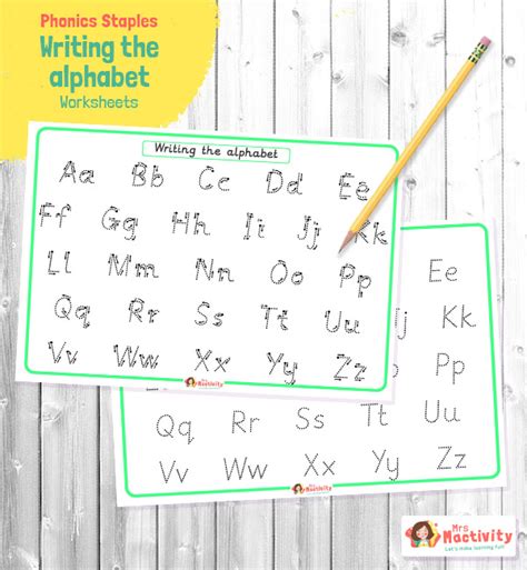 Letter Formation Sheet Upper And Lower Case