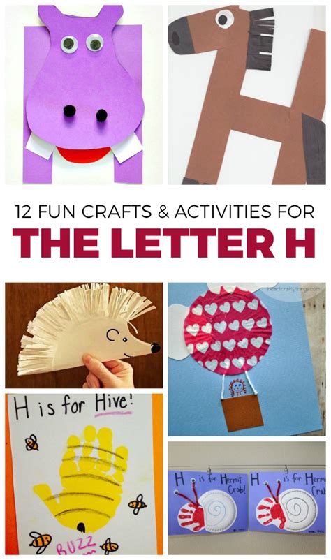 Letter H Crafts That Kids X27 Craft Site Letter H Printable Template - Letter H Printable Template