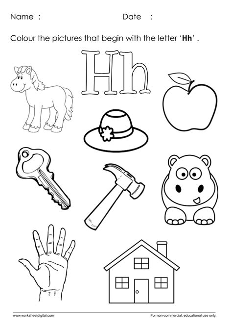 Letter H Worksheets Activities Fun With Mama H Worksheets For Preschool - H Worksheets For Preschool