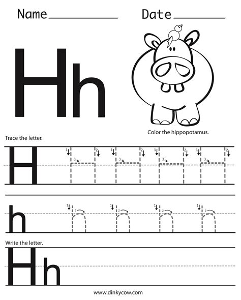 Letter H Worksheets For Kindergarten   Cost Free Letter H Worksheets For Head Amp - Letter H Worksheets For Kindergarten