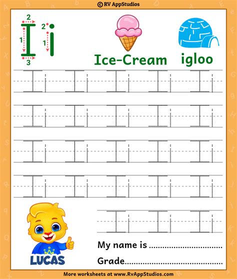 Letter Ii Worksheet   Letter I Worksheets For Preschool And Kindergarten Easy - Letter Ii Worksheet