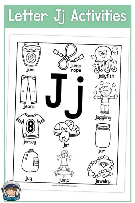 Letter J Activities For Preschool The Measured Mom Letter J Preschool Worksheets - Letter J Preschool Worksheets