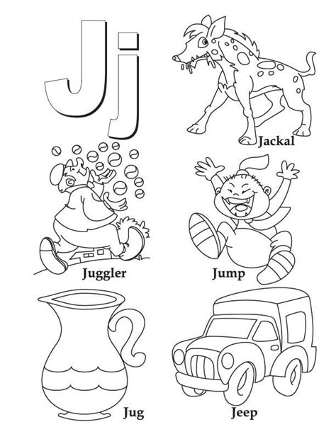 Letter J Coloring Page Worksheets 99worksheets Letter J Coloring Pages For Preschool - Letter J Coloring Pages For Preschool