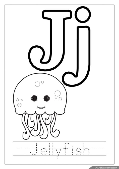 Letter J Coloring Pages Of Alphabet J Letter J Words For Kids - J Words For Kids