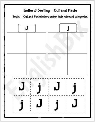 Letter J Cut And Paste Worksheets Letter A Cut And Paste - Letter A Cut And Paste