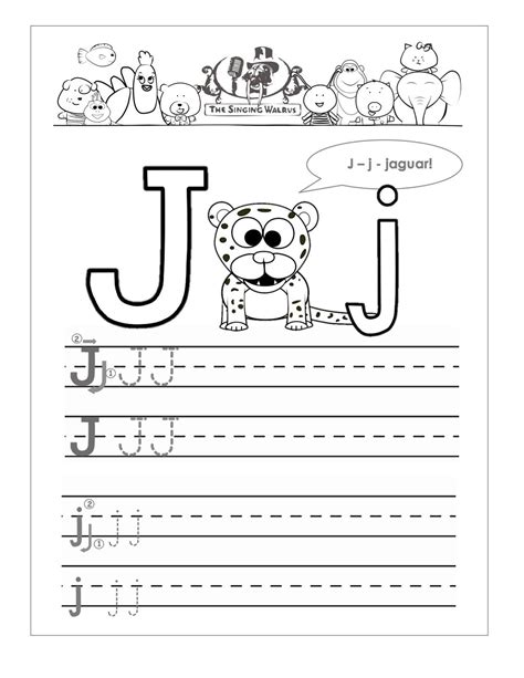 Letter J Worksheets For Preschool Practice Handwriting Pinterest Letter J Worksheet For Preschool - Letter J Worksheet For Preschool