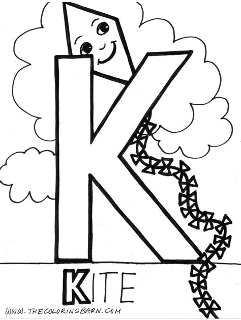  Letter K Coloring Pages For Preschoolers - Letter K Coloring Pages For Preschoolers