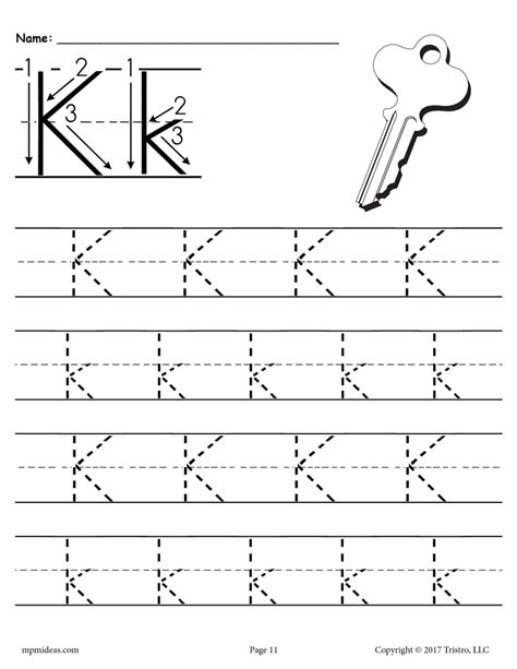 Letter K Tracing Worksheets For Preschool Upper Amp Letter K Tracing Worksheets Preschool - Letter K Tracing Worksheets Preschool