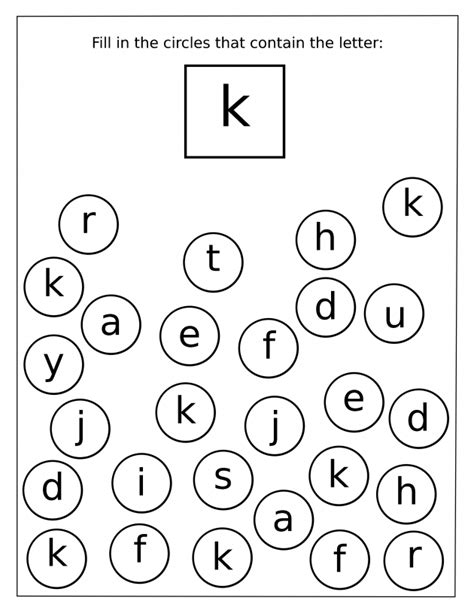 Letter K Words Recognition Worksheet All Kids Network K For Words With Pictures - K For Words With Pictures