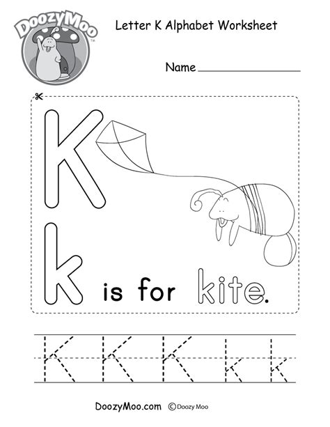 Letter K Worksheets Alphabet Series Easy Peasy Learners The Letter K Worksheet - The Letter K Worksheet