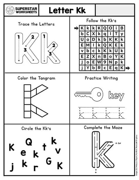 Letter K Worksheets Superstar Worksheets Letter K Preschool Worksheets - Letter K Preschool Worksheets