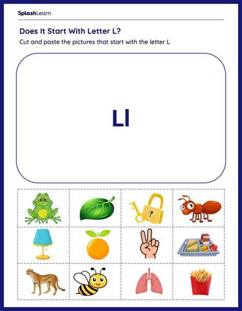 Letter L Games Online Splashlearn Ll Words For Kids - Ll Words For Kids