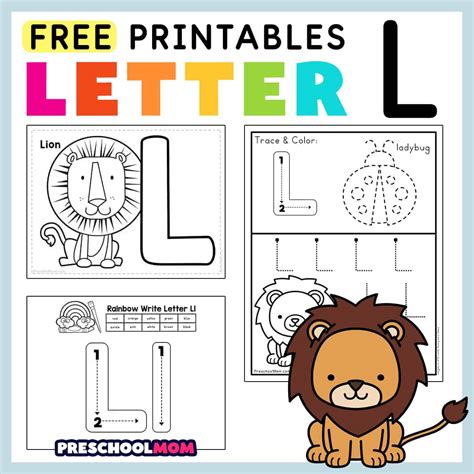 Letter L Preschool Printables Preschool Mom Letter L Worksheets For Preschool - Letter L Worksheets For Preschool