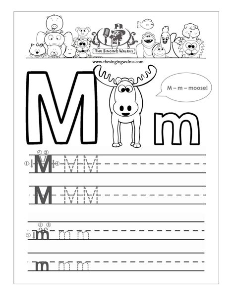 Letter M Worksheets Abcmouse M Worksheets For Kindergarten - M Worksheets For Kindergarten