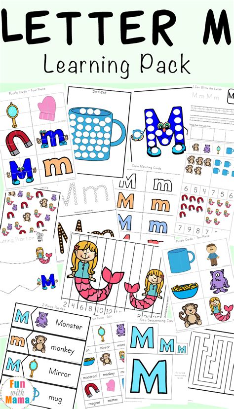 Letter M Worksheets Teaching The Letter M And Letter M Worksheet For Kindergarten - Letter M Worksheet For Kindergarten