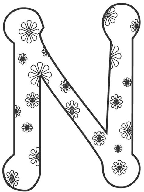 Letter N Coloring Pages Coloring Nation N Is For Coloring Page - N Is For Coloring Page