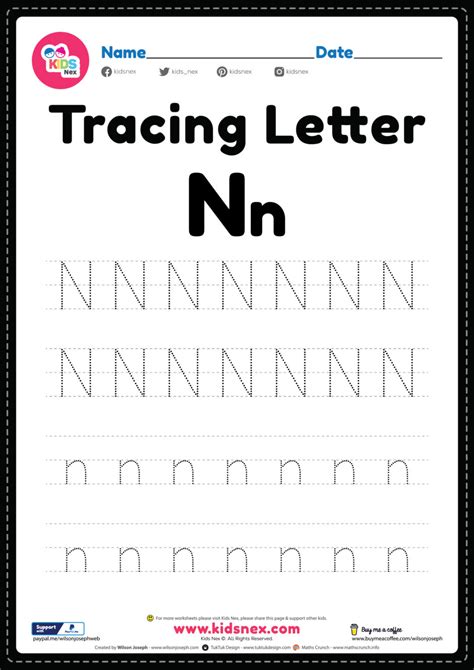Letter N Worksheets 4 Free Pdf Printables Free Letter N Preschool Worksheet - Letter N Preschool Worksheet