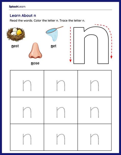 Letter N Worksheets Abcmouse Tracing Lowercase Letters Worksheet - Tracing Lowercase Letters Worksheet