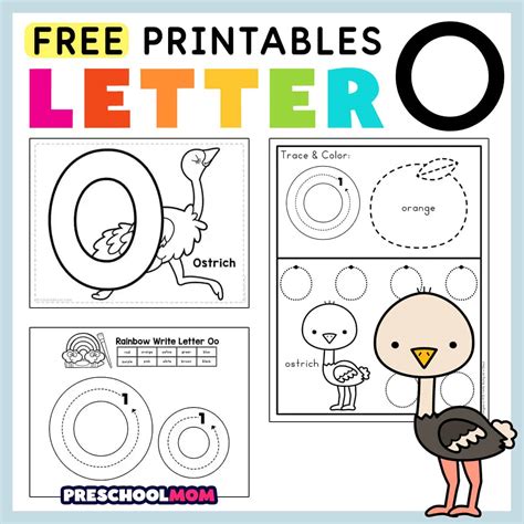 Letter O Preschool Printables Preschool Mom Preschool Letter O Worksheets - Preschool Letter O Worksheets