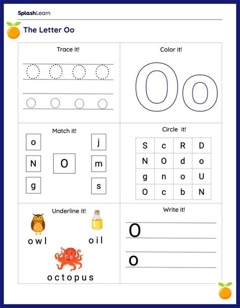 Letter O Worksheets For Kindergarteners Online Splashlearn Short O  Worksheet For Kindergarten - Short'o' Worksheet For Kindergarten