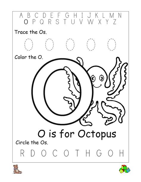 Letter O Worksheets O Words For Preschoolers - O Words For Preschoolers