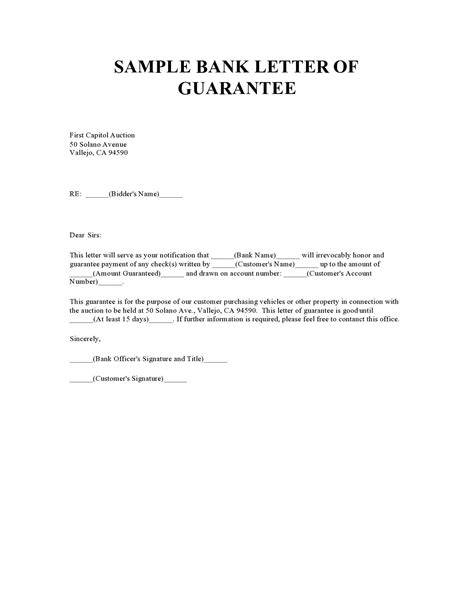 letter of guarantee