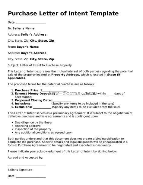 letter of intent to purchase biggerpockets