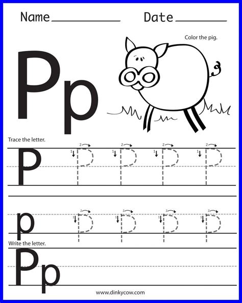 Letter P Tracing And Writing Letter Tiles Letter P Tracing Page - Letter P Tracing Page