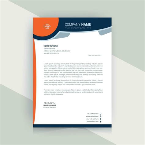Letter Pad Format