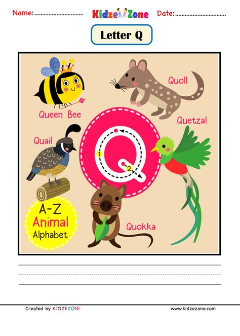 Letter Q Activities Kidzone Kindergarten Words That Start With Q - Kindergarten Words That Start With Q