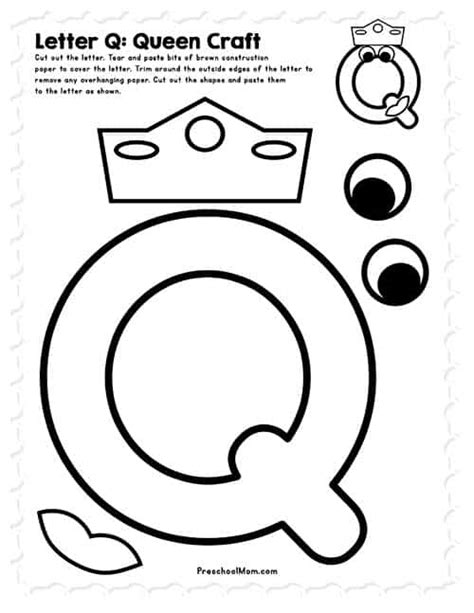 Letter Q Preschool Printables Preschool Mom Letter Q Worksheet - Letter Q Worksheet