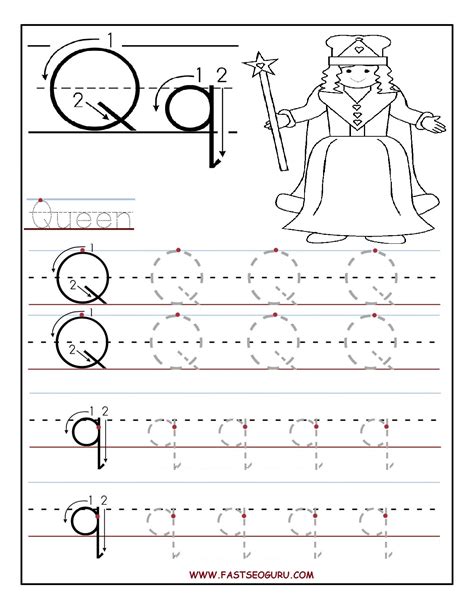 Letter Q Tracing Worksheets For Preschool Upper Amp Letter Q Tracing Worksheets Preschool - Letter Q Tracing Worksheets Preschool