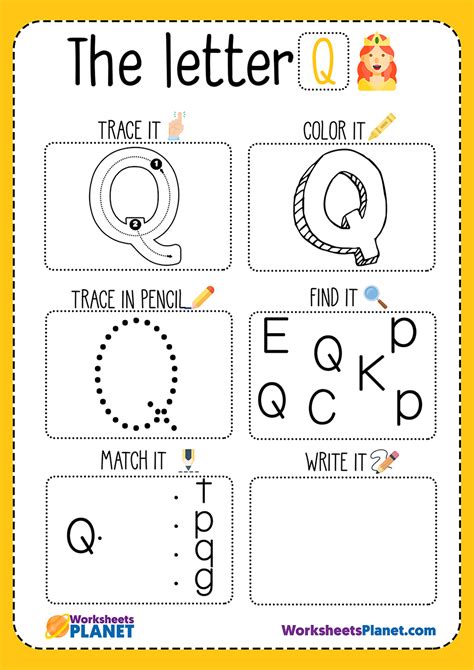 Letter Q Worksheets For Preschool Kids Craft Play Letter Q Preschool Worksheets - Letter Q Preschool Worksheets