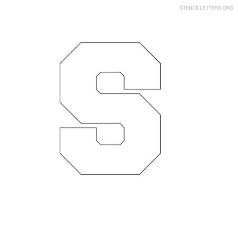 letter s stencil letter s stencils images pictures printable block