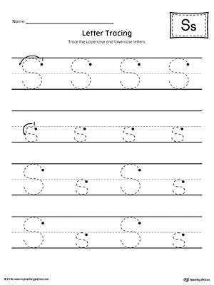 Letter S Tracing Printable Worksheet Myteachingstation Com Letter S Tracing Worksheets Preschool - Letter S Tracing Worksheets Preschool