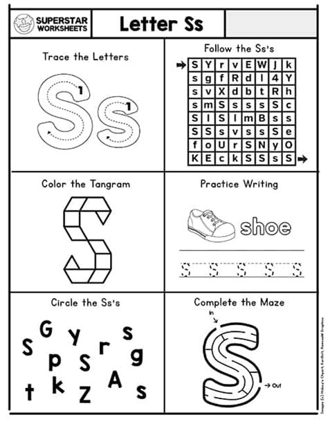 Letter S Worksheets Superstar Worksheets S Worksheets For Preschool - S Worksheets For Preschool