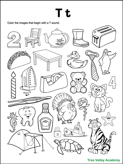 Letter Sounds T Preschool Letter Worksheet Letter T Preschool Worksheets - Letter T Preschool Worksheets