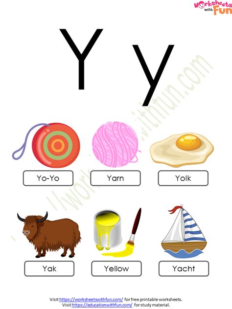  Letter Start With Y - Letter Start With Y