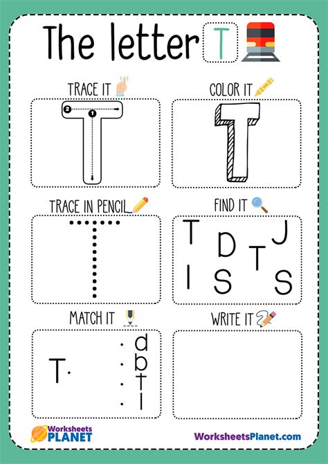 Letter T Alphabet Worksheet Letter T Worksheets For Preschool - Letter T Worksheets For Preschool