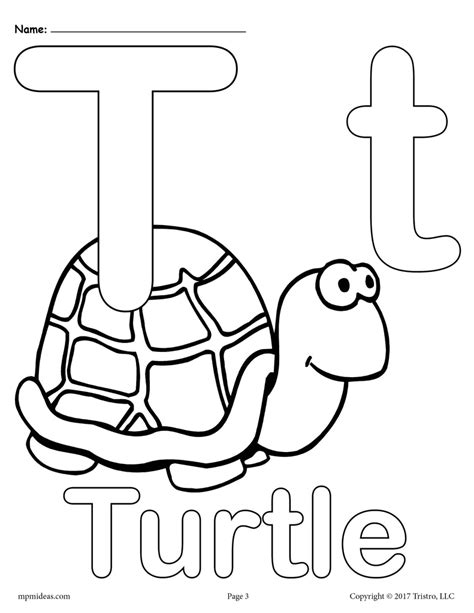 Letter T Coloring Page Free Alphabet Coloring Page Letter T Coloring Pages Printable - Letter T Coloring Pages Printable